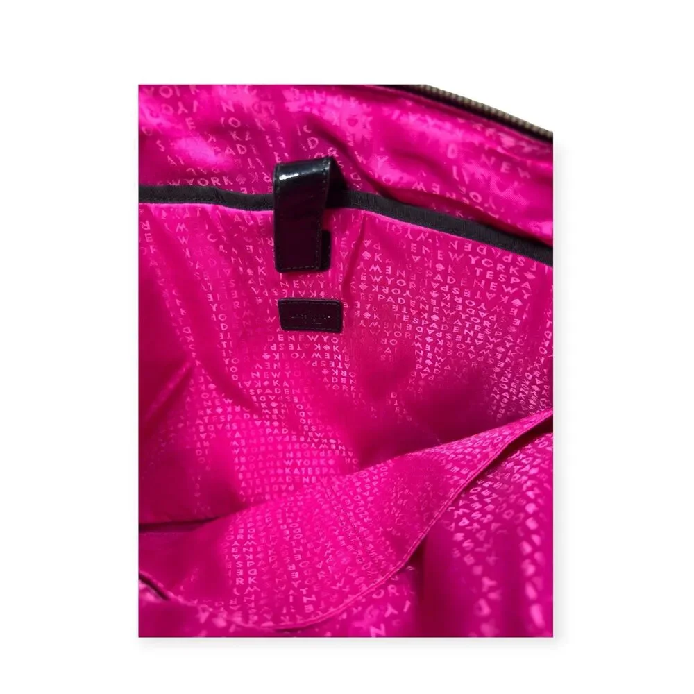 Kate Spade Nylon Calista Laptop Tote Bag Shoulder Bag Travel School Polka Dot